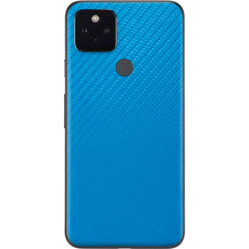 Blue Carbon Fiber Specialty Material Google Pixel 5a Skin
